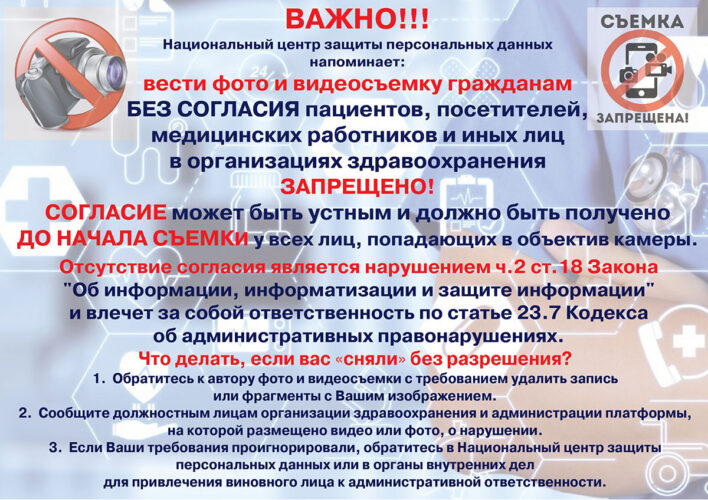 НАЦИОНАЛЬНЫЙ ЦЕНТР ЗАЩИТЫ ПЕРСОНАЛЬНЫХ ДАННЫХ НАПОМИНАЕТ!
